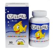 Рыбий жир капс. жев. 500 мг №90 Кусалочка для детей, Реалкапс АО