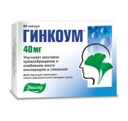 Гинкоум капс. 40 мг №60, Эвалар ЗАО