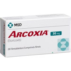 Аркоксиа табл. п/о пленочной 30 мг №28, Мерк Шарп и Доум Б.В.