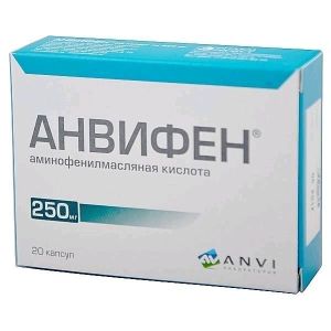 Анвифен капс. 250 мг №20, АнвиЛаб ООО, произведено Фармпроект АО / Рафарма АО