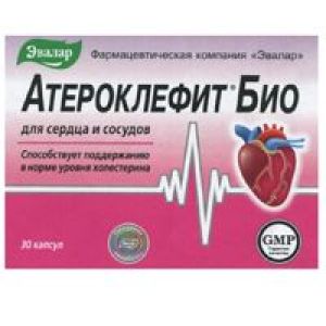 Атероклефит Био капс. 250 мг №60, Эвалар ЗАО